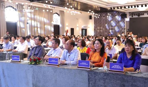 Đại diện các hiệp hội doanh nghiệp trên địa bàn tỉnh tham dự diễn đàn.