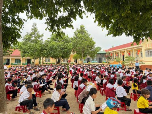 Công an xã Thuận An tuyên truyền phòng, chống đuối nước trong trường học
