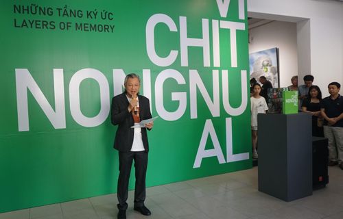 Phát biểu khai mạc, họa sĩ Trần Đại Thắng hy vọng triển lãm mang đến cho công chúng trải nghiệm thị giác thú vị, mở thêm nhiều đối thoại về nghệ thuật, lịch sử mỹ thuật