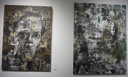 Bùi Xuân Phái, Acrylic trên toan