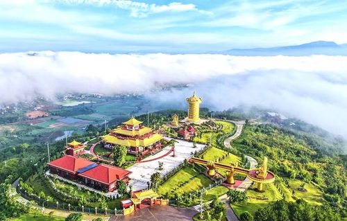 Một góc không giam Samten Hills Dalat.