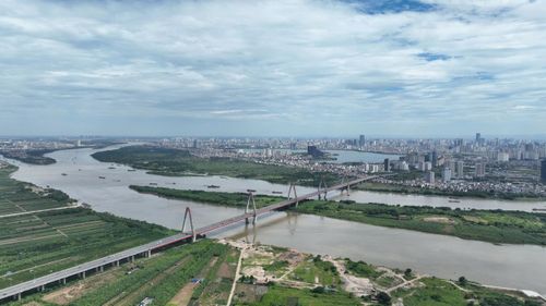 Quy hoạch lần này đã đặt sông Hồng vào vị trí trung tâm phát triển của Thủ đô. Ảnh minh họa: Phạm Hùng