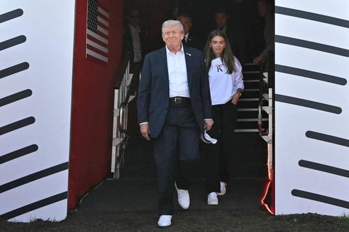 Kai Trump là cháu nội lớn nhất của ông Trump. Ảnh: Reuters.
