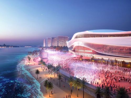 Phối cảnh Nhà hát Sóng Xanh Blue Waves Theatre sẽ được xây dựng tại Cần Giờ