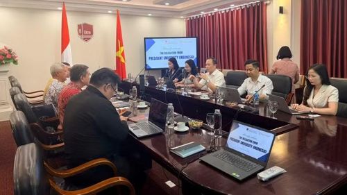Thúc đẩy hợp tác quốc tế trong đào tạo nghiên cứu và các hoạt động học thuật tại Trường đại học Kinh tế, Đại học Quốc gia Hà Nội.