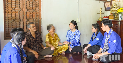 Ngôi nhà của Bà mẹ Việt Nam anh hùng Nguyễn Thị Ngọt là địa chỉ đỏ, nơi nhiều đoàn viên, thanh niên tìm đến để tri ân và giáo dục truyền thống cách mạng.