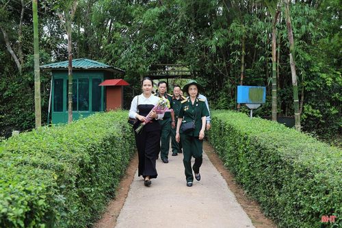 Hàng dâm bụt dẫn vào nhà Bác lặng lẽ xanh qua năm tháng để đón biết bao bước chân đồng bào, du khách tìm về.