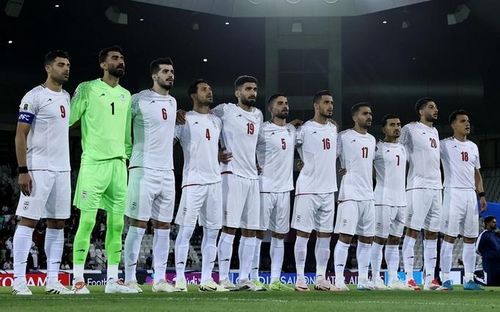 Cầu thủ đội tuyển bóng đá Iran trong trận đấu với Qatar vào tháng 6/2025 tại Doha. Ảnh: Getty Images.