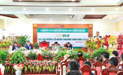 Ngày 17/5, Công ty Cổ phần Tập đoàn Đức Long Gia Lai (DLG Group, mã chứng khoán DLG) tổ chức Đại hội đồng cổ đông thường niên năm 2026, lần thứ 19.