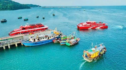 Cầu cảng ở đặc khu Cô Tô.