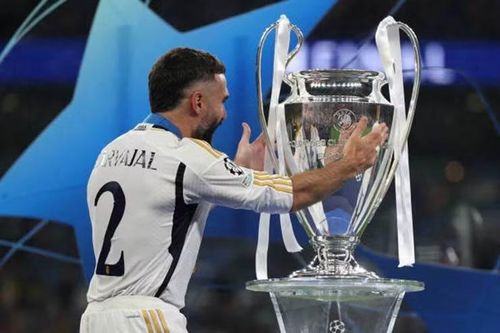 Dani Carvajal cùng Real giành 6 Champions League, 4 chức vô địch La Liga, trở thành một trong những hậu vệ phải thành công nhất bóng đá thế giới. All Photo: Internet.