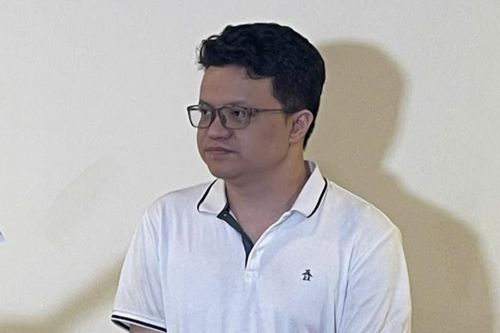 Bị can Nguyễn Hải Bình - Tổng Giám đốc BH Media. Ảnh: Bộ Công an