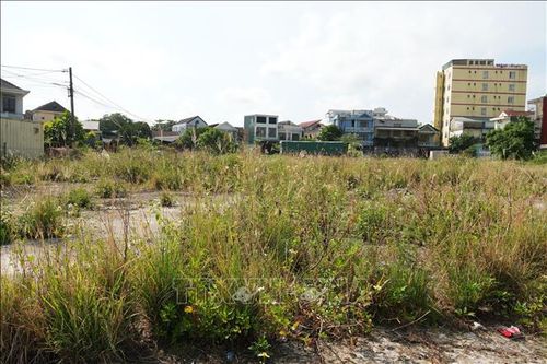 Chợ đêm Đông Hà đang dần bị hoang hóa, nhếch nhác giữa một khu đất rộng và có vị trí đẹp. Ảnh: Tường Vi/TTXVN