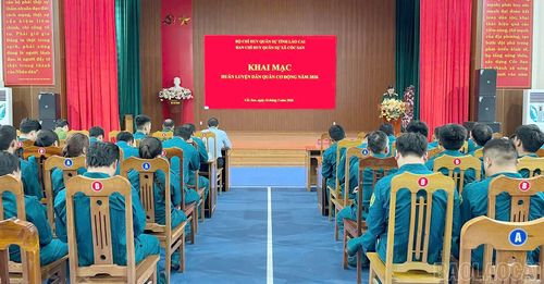 Quang cảnh lễ khai mạc.