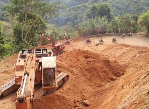  Quốc lộ 28 đoạn qua đèo Gia Bắc đang trong thời gian khắc phục sạt lở xảy ra từ năm 2025 