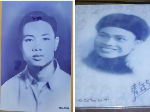 Hình ảnh Đại tá Trần Xuân Kiểu hồi trẻ được chụp vào năm 1953 và 1957.