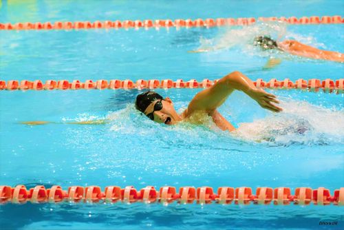 Vận động viên Trần Văn Nguyễn Quốc là một trong những niềm kỳ vọng của đội tuyển bơi Đà Nẵng tại Giải bơi vô địch các nhóm tuổi quốc gia 2026. Ảnh: NGUYÊN KHANG