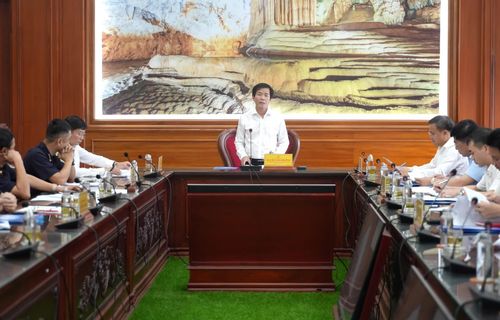 Quang cảnh buổi làm việc - Ảnh: T.Đ