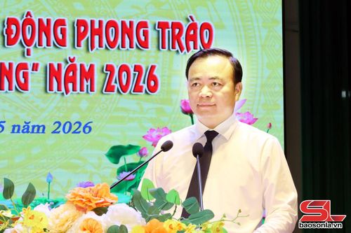 Đồng chí Phó Chủ tịch Thường trực UBND tỉnh phát biểu tại chương trình.