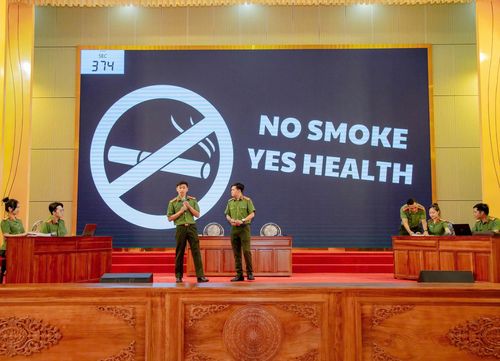 Công tác tuyên truyền phòng, chống tác hại của thuốc lá trên địa bàn tỉnh Lâm Đồng được triển khai với nhiều hình thức đa dạng. Ảnh: ST