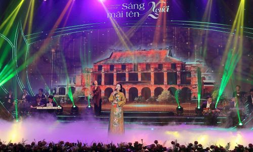 Tiết mục của NSƯT Tân Nhàn. Ảnh: V.H