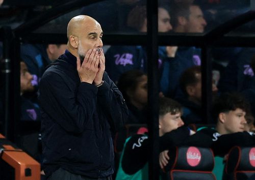  Guardiola thất vọng sau 2 mùa liên tiếp không thể vô địch Premier League. Ảnh: Reuters. 