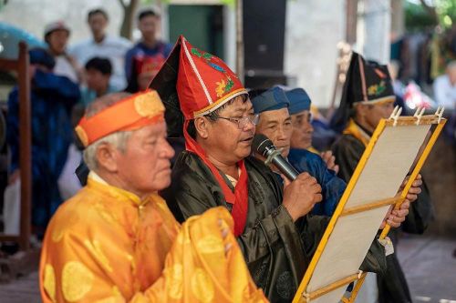 Lễ cúng Âm linh, lễ cúng tế chính Cầu ngư diễn ra vào ngày 20.5 tại lăng Ông Ngư