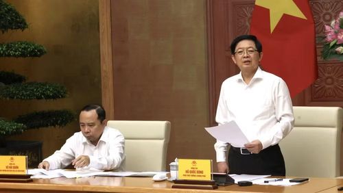 Phó Thủ tướng Hồ Quốc Dũng chủ trì Hội nghị tháo gỡ các khó khăn, vướng mắc về tài chính và đẩy mạnh giải ngân vốn năm 2026 lĩnh vực khoa học-công nghệ, đổi mới sáng tạo và chuyển đổi số. (Ảnh: TTXVN)
