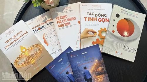 Các đầu sách xoay quanh các lĩnh vực quản trị, tri thức, phát triển con người và hoạt động xã hội.