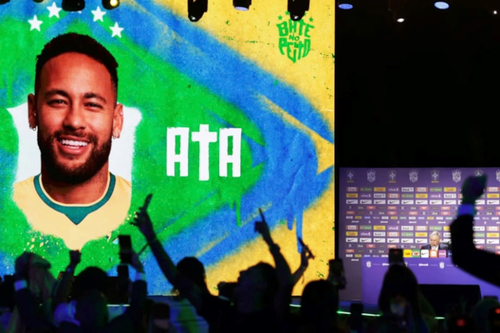 Khoảnh khắc Neymar xuất hiện trong danh sách triệu tập của đội tuyển Brazil tại World Cup 2026. Ảnh: Reuters