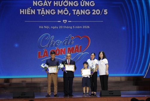 Bộ Y tế tổ chức tri ân gia đình người hiến, tặng mô, tạng.