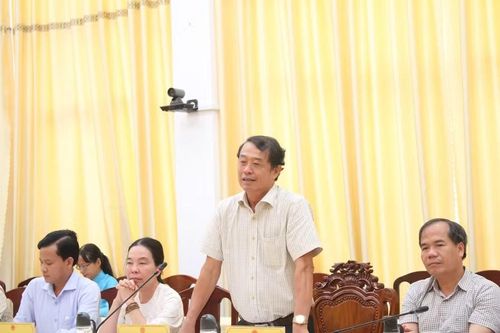 Ông Nguyễn Văn Khởi, Phó Chủ tịch UBND TP Cần Thơ phát biểu kết luận buổi làm việc.