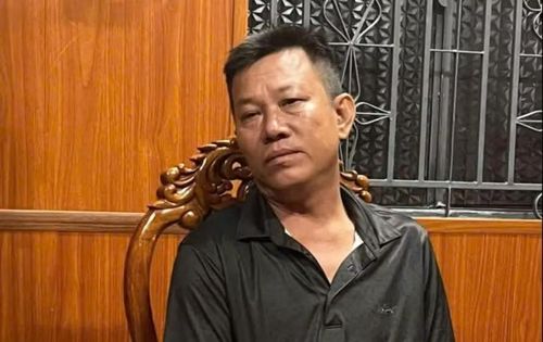 Nghi phạm Nguyễn Cao Bằng bị bắt giữ khi lẩn trốn cách địa điểm gây án chưa đầy 2km. Ảnh: Công an tỉnh Tây Ninh