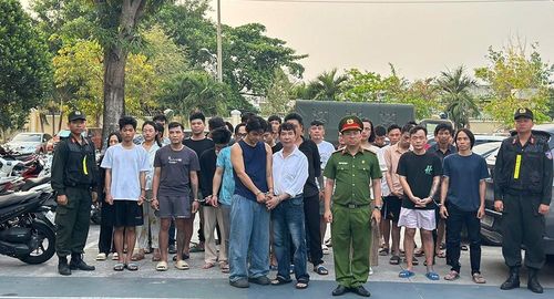 Các đối tượng trong đường dây ma túy bị bắt giữ. Ảnh: CACC