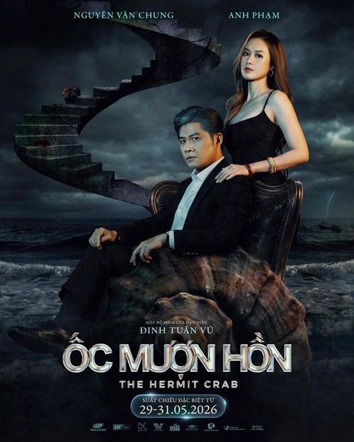 Nhạc sĩ Nguyễn Văn Chung và Anh Phạm đóng cha con trong Ốc mượn hồn.