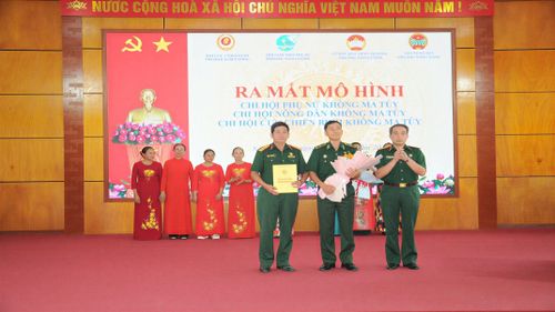 Chi hội Phụ nữ, Chi hội Nông dân, Chi hội Cựu chiến binh ra mắt mô hình nói không với ma túy.