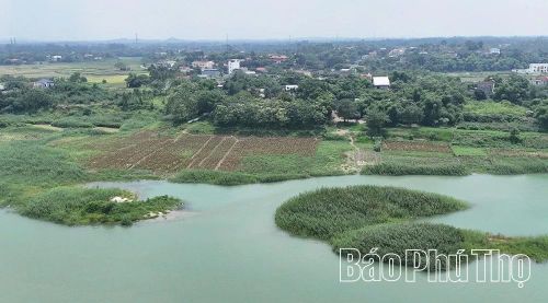 Đoạn sông Lô trước Đình Yên Lập, thôn Yên Phú, nơi xảy ra vụ việc đuối nước thương tâm khiến 5 em tử vong.
