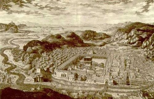 Bức vẽ Mecca (1850) - thuộc phạm vi công cộng