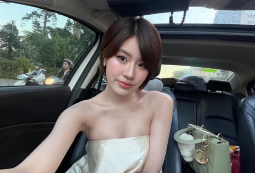 Pháo xác nhận thi hoa hậu. Ảnh: FBNV.
