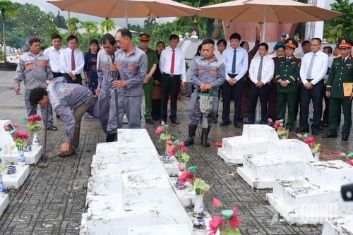  Viện Hàn lâm Khoa học và Công nghệ Việt Nam phối hợp với Ủy ban nhân dân tỉnh An Giang và Ủy ban Quốc tế về người mất tích khởi công lấy mẫu sinh phẩm hài cốt liệt sĩ chưa xác định danh tính tại Nghĩa trang liệt sĩ Giồng Riềng. 