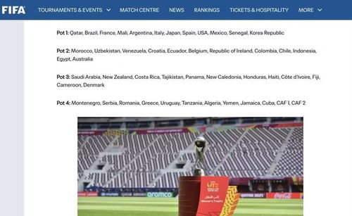Danh sách phân nhóm hạt giống U17 World Cup không có U17 Việt Nam và cả U17 Trung Quốc.