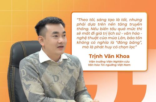 Ông Trịnh Văn Khoa - Viện trưởng Viện Nghiên cứu văn hóa phi vật thể Việt Nam
