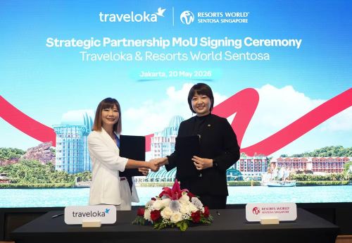 Đại diện Traveloka vừa ký kết Biên bản ghi nhớ hợp tác (MoU) với Resorts World Sentosa (RWS).