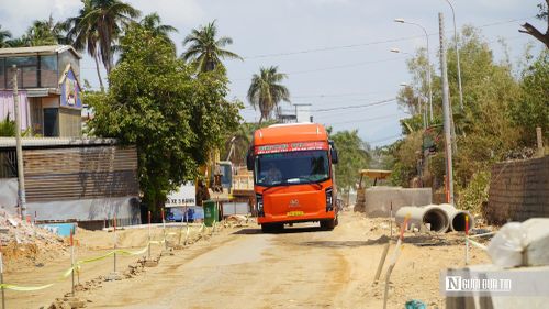 Tuyến đường Huỳnh Thúc Kháng nối ra Mũi Né.