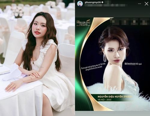 Phương Mỹ Chi có phản ứng bất ngờ khi biết tin rapper Pháo thi hoa hậu.