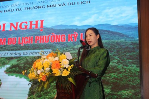 Bà Trần Thị Bích Hạnh: "Phường Kỳ Lừa hiện sở hữu hệ thống tài nguyên du lịch phong phú". Ảnh: Chu Khôi.