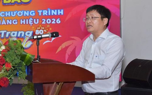 Ông Huỳnh Tấn Hải, Phó Giám đốc Sở Công Thương tỉnh Khánh Hòa, công bố chương trình.