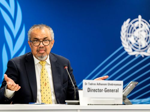 Tổng giám đốc WHO - ông Tedros Adhanom Ghebreyesus. Ảnh: Martial Trezzini/EPA