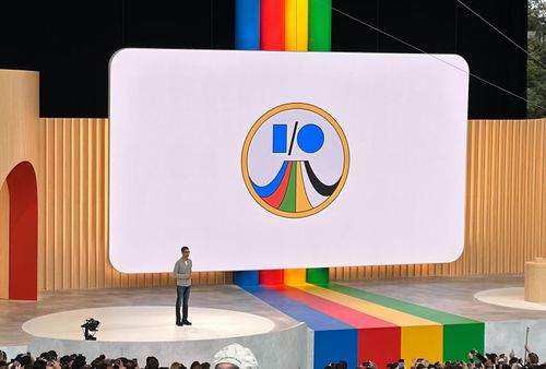 CEO Sundar Pichai phát biểu tại Google I/O 2026. Ảnh: Android Central.