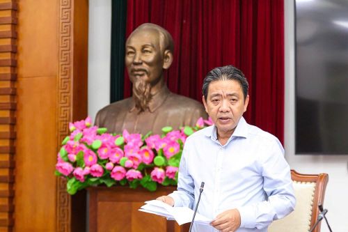 Thứ trưởng Hoàng Đạo Cương chủ trì Hội nghị. Ảnh: QUÝ LƯỢNG